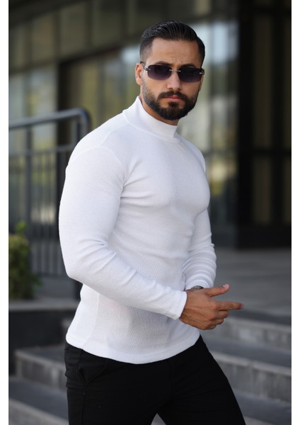 5'li Paket Yarım Boğazlı Erkek Kazak