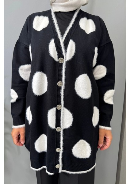 Hırka Siyah-Ekru 26KOBHRK3085 modelleri