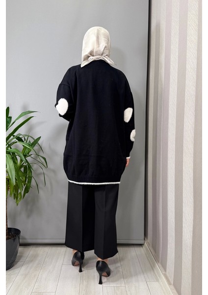 Hırka Siyah-Ekru 26KOBHRK3085 fırsatları