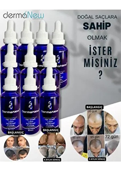 Saç Gğrleştirici Serum - Sac Bakım Yağı - Saç Uzatıcı Losyon - Sac Serumu - / 10X50ML