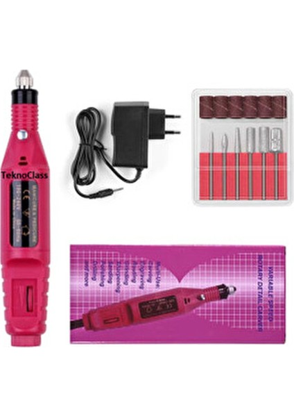 Elektrikli Tırnak Törpü Seti Manikür Pedikür Protez Tırnak Ayak Nasır ve Mantar Temizleme Makinesi