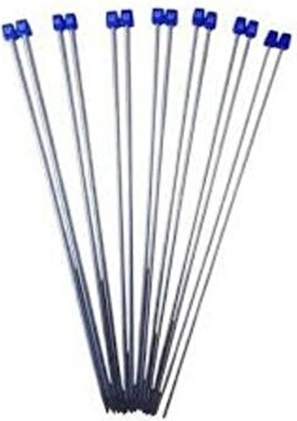 Titanyum Düz Örgü Şiş Seti 35 cm No : [2-2,5 -3,0- 3,5 - 4,0 -5.0 -6,0-Mm ]