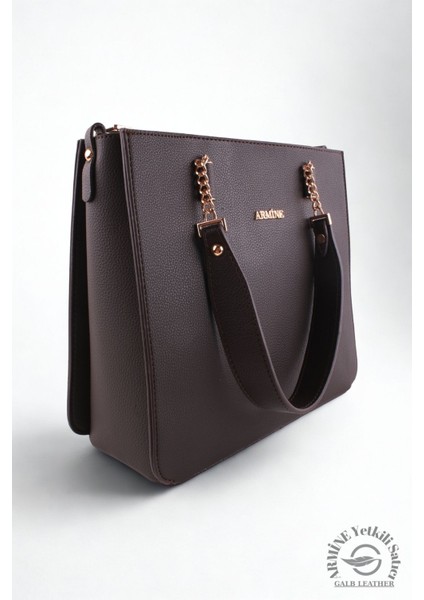 Orijinal Armine Günlük Kullanıma Uygun Premium Kalite Kadın Omuz Çantası 362 Kahve fiyatları