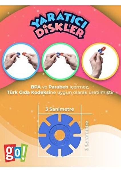 Yaratıcı Diskler 500 Adet Stem Eğitimi Uyumlu Kilitli Diskler Eğitici Oyuncak fiyatları