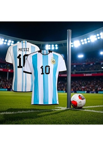 Messi 2021/22 Sezon Dünya Kupası 3 Yıldız Arjantin Yetişkin Forması fırsatları