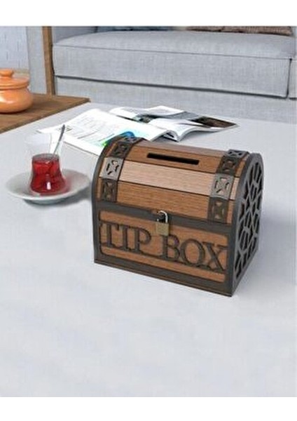 Klitli Tip Box Bahşiş Kutusu ve Kumbara Sandık Tipi Tipbox modelleri