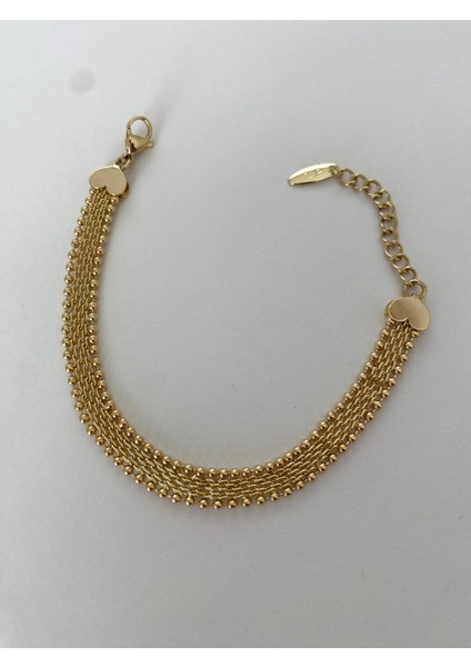 Xuping Vip Hasır Örgü ve Kalp Figür Model Gold Bileklik indirimleri