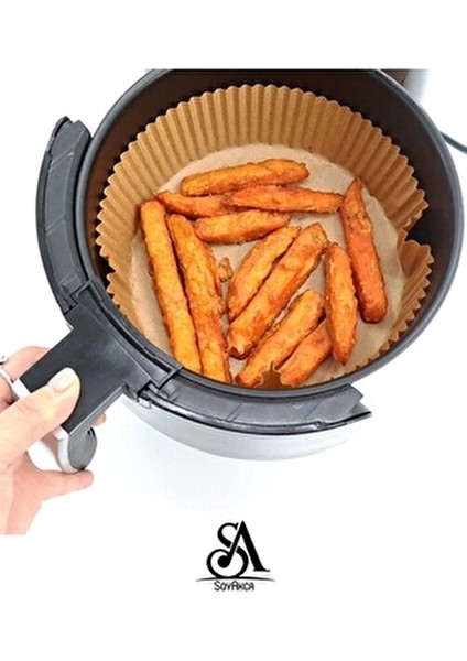 Airfryer (Hava Fritözü) Philips Xiaomi Fritöz Pişirme Kağıdı 50 Adet