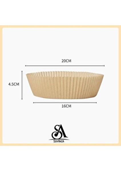 Airfryer (Hava Fritözü) Philips Xiaomi Fritöz Pişirme Kağıdı 50 Adet