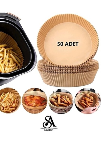 Airfryer (Hava Fritözü) Philips Xiaomi Fritöz Pişirme Kağıdı 50 Adet