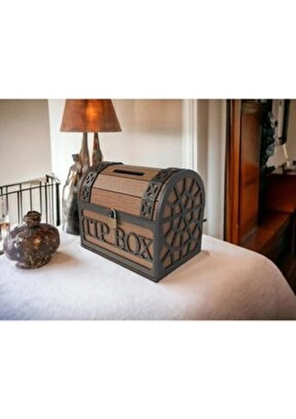 Klitli Tip Box Bahşiş Kutusu ve Kumbara Sandık Tipi Tipbox