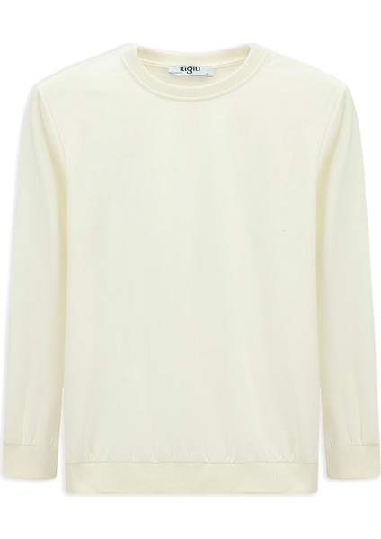 Bisiklet Yaka Regular Fit Nakışlı Pamuklu Sweatshirt modelleri