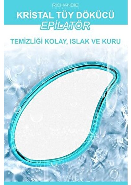Crystal Eraser Epilasyon Aleti Tüy Silgisi Tüy Alıcı Fiziksel Kristal Tüy Dökücü Epilatör Mavi modelleri