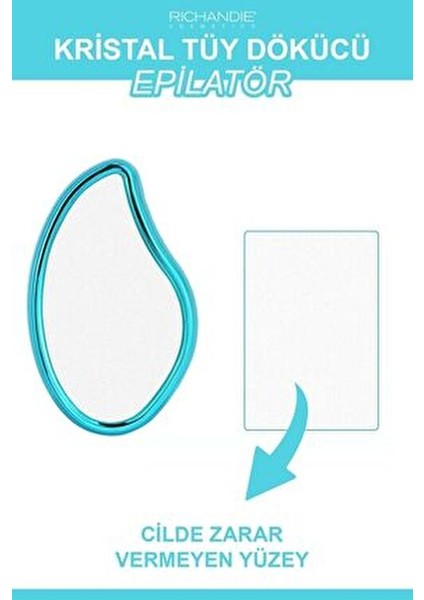 Crystal Eraser Epilasyon Aleti Tüy Silgisi Tüy Alıcı Fiziksel Kristal Tüy Dökücü Epilatör Mavi indirimleri