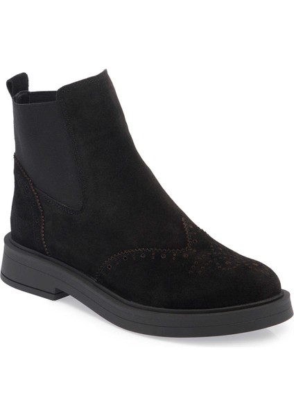 Siyah Hakiki Deri Kadın Casual Bot - K24K1BT67616-A01