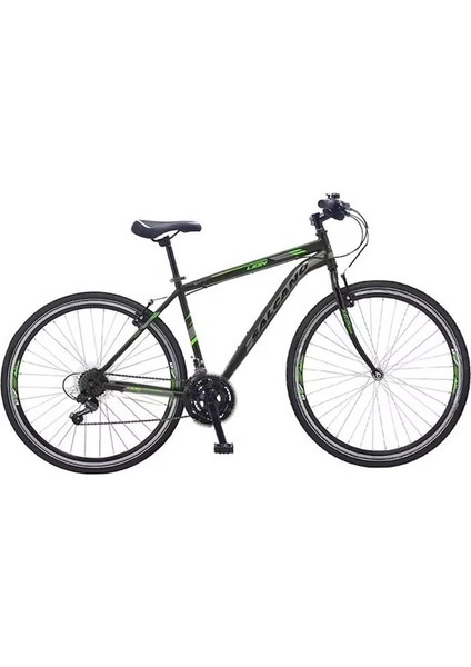 City Lion Vr 19'' Gezi Bisikleti Mat Siyah Yeşil