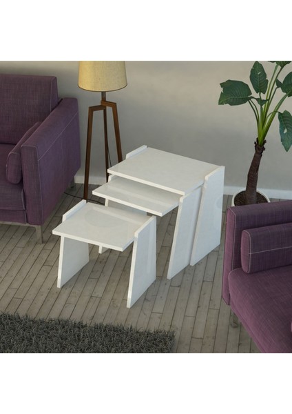 3 Lu Zigon Sehpa Takımı Sunum Sehpa fiyatları