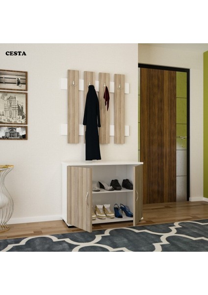 Cesta Modilayn ARD-116 Portmanto Ayakkabılık Askılıklı Ayakkabı Dolabı fiyatları