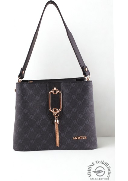Orijinal Armine Günlük Kullanıma Uygun Premium Kalite Kadın Omuz Çantası 361 Siyah +1 modelleri