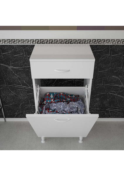 Mutfak Dolabı Sepetli Banyo Dolabı Kirli Çamasır Dolabı Oyuncak Dolabı Çok Amaçlı Dolap