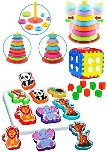 Sallanan Halkalar + Sevimli Hayvanlar Bultak + Bultak Puzzle