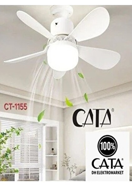 Karayel 82W 3 Renk Yanma Modlu Dimlenebilir Pervane LED Ampul Aydınlatma CT-1155 modelleri