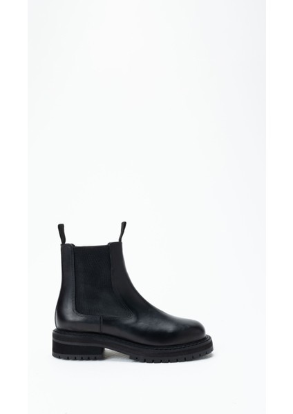 Kadın Elsa Kenarları Lastikli Bot 1265 Siyah