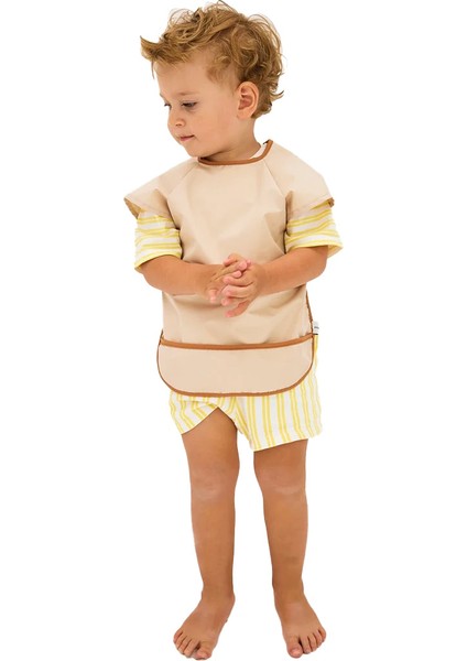 Kısa Kollu Su Geçirmez Bebek Mama ve Oyun Önlüğü fırsatları