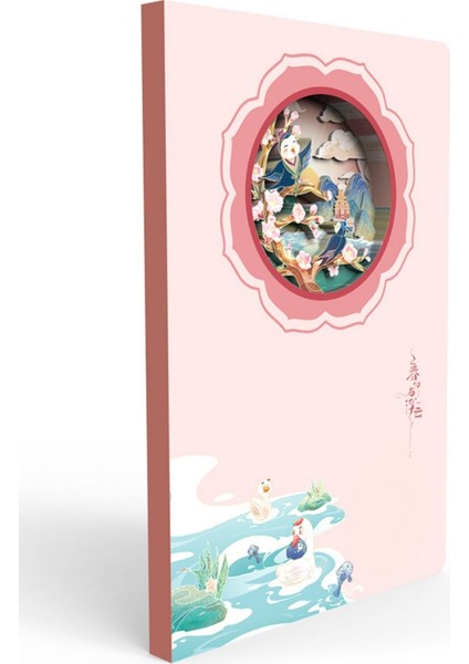 Kuş Temalı 3D Stereo Katmanlı Oyma Sayfalı Defter Ajanda Bloknot 20,8 x 14 cm 120 Yaprak fırsatları