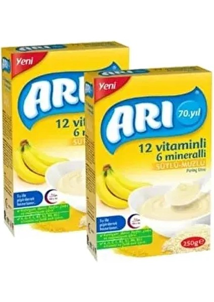 Mama Sütlü Muzlu Pirinç Unu 250 gr x 2 Adet