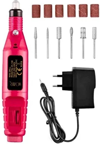 Tırnak Törpü Seti Manikür Pedikür Protez Tırnak Ayak Nasır ve Tırnak Mantar Temizleme Makinesi