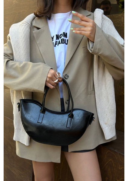 Lune Omuz Çantası Siyah modelleri