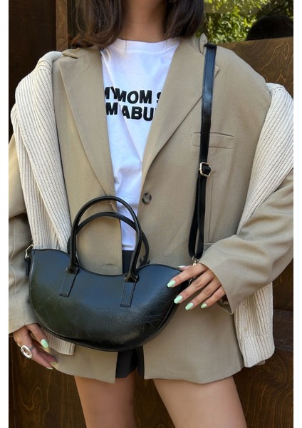 Lune Omuz Çantası Siyah indirimleri