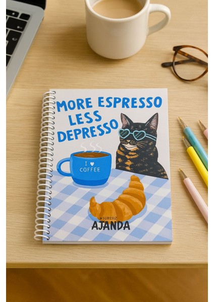 Relax Cat Süresiz Ajanda