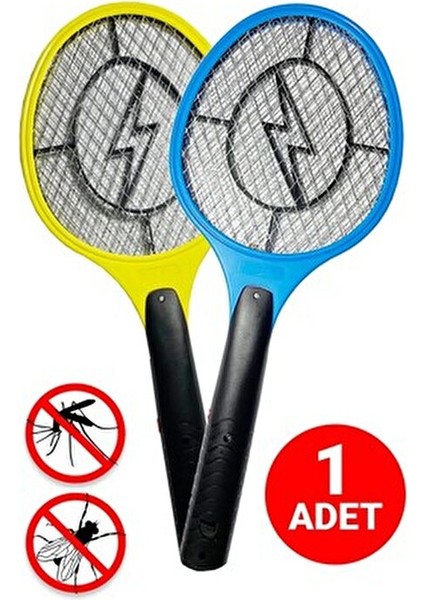 Şarjlı Sinek Raketi Beyaz Çift Kullanımlı Yeni Nesil