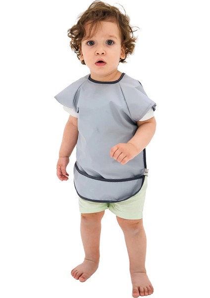 Kısa Kollu Su Geçirmez Bebek Mama ve Oyun Önlüğü fırsatları