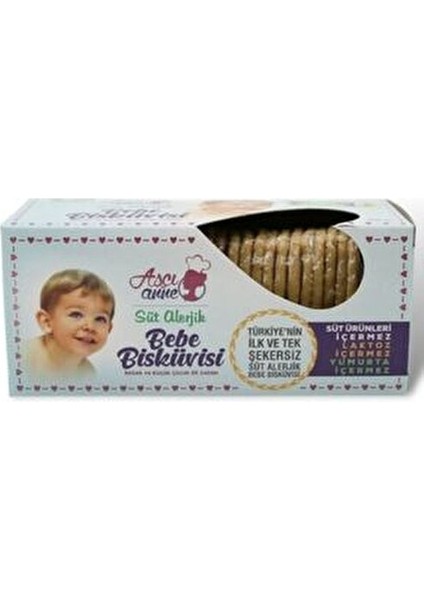 Bebek Bisküvisi 250 gr Süt Alerjisi Olan Bebekler için 0-6 Ay modelleri