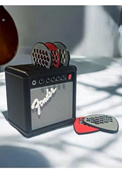 Mini Amfi Penalık - Stratocaster Anahtarlık ve Pena Hediyeli
