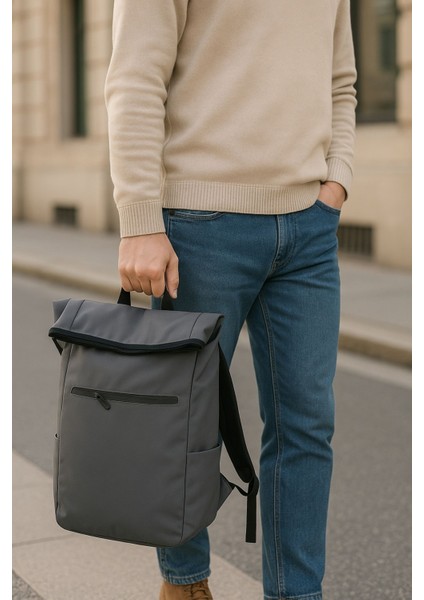 Çok Fonksiyonlu Sırt Çantası Gri fiyatları