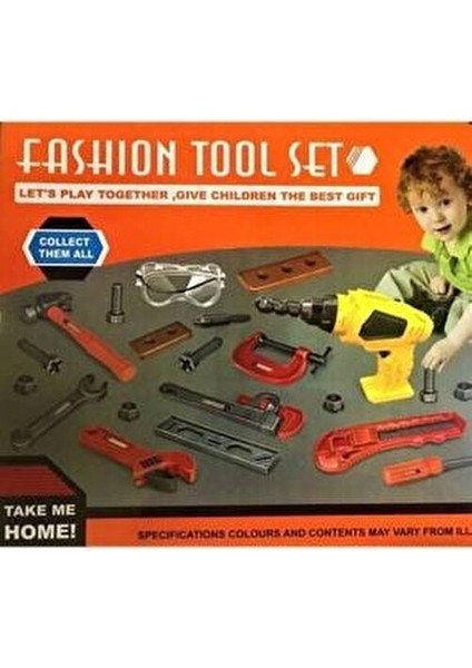 Oyuncak Tamir Seti Pilli Matkap Oyuncak Set 18 Parça fiyatları