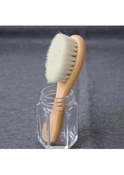 %100 Doğal Keçi Kılı Bebek Saç Fırçası Keçi Kılı Bebek Tarağı Çocuk Saç Fırçası modelleri