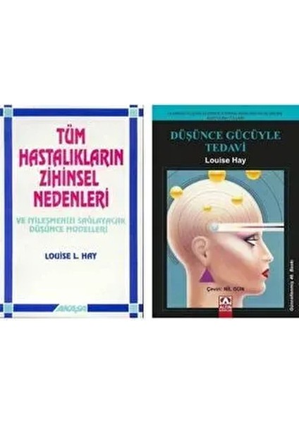 Tüm Hastalıkların Zihinsel Nedenleri Düşünce Gücüyle Tedavi 2 Kitap Set