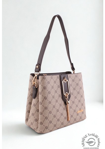 Orijinal Armine Günlük Kullanıma Uygun Premium Kalite Kadın Omuz Çantası 361 Vizyon Noktalı +1