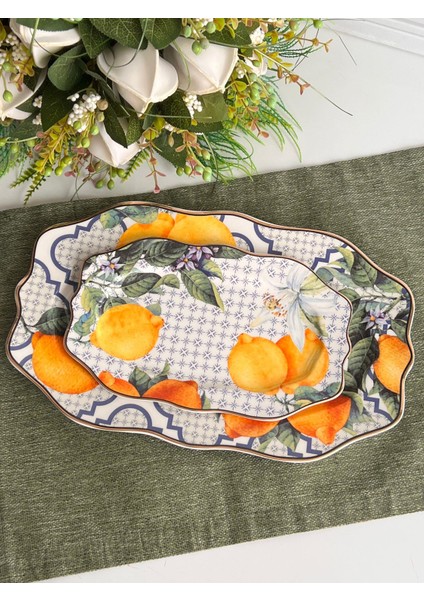 Lemons Dikdörtgen Sunum Tabak 2'li fiyatları