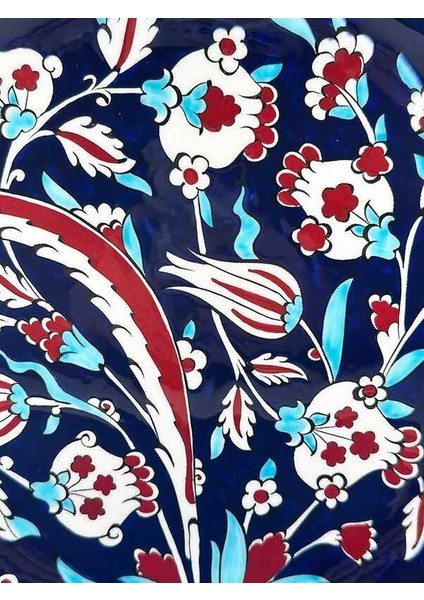 Gelenekten Geleceğe, Lale ve Hatayi Desenli Iznik Çini Tabak fiyatları