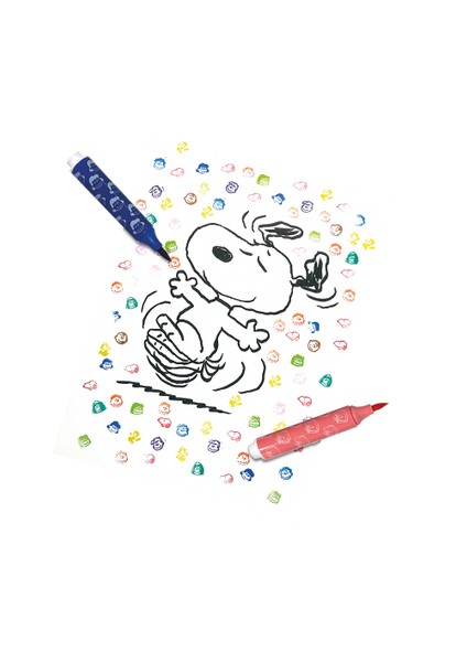 Ooly x Peanuts 12'li Çift Uçlu Fırça & Damga Keçeli Kalem fiyatları