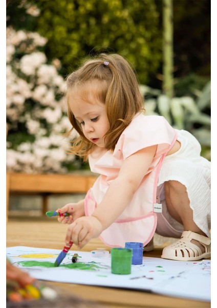 Kısa Kollu Su Geçirmez Bebek Mama ve Oyun Önlüğü fırsatları