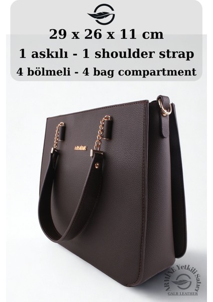 Orijinal Armine Günlük Kullanıma Uygun Premium Kalite Kadın Omuz Çantası 362 Krem