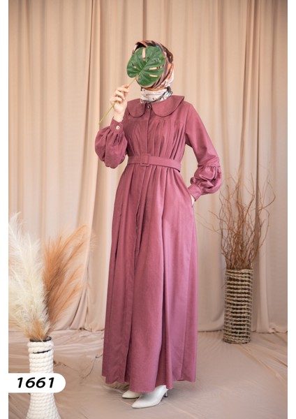 Kemer Detaylı Elbise 1661