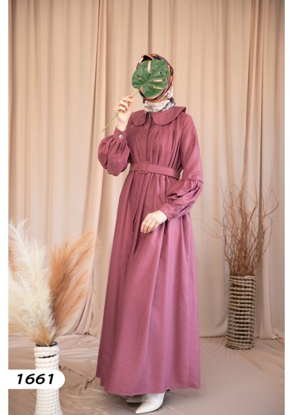 Kemer Detaylı Elbise 1661 modelleri